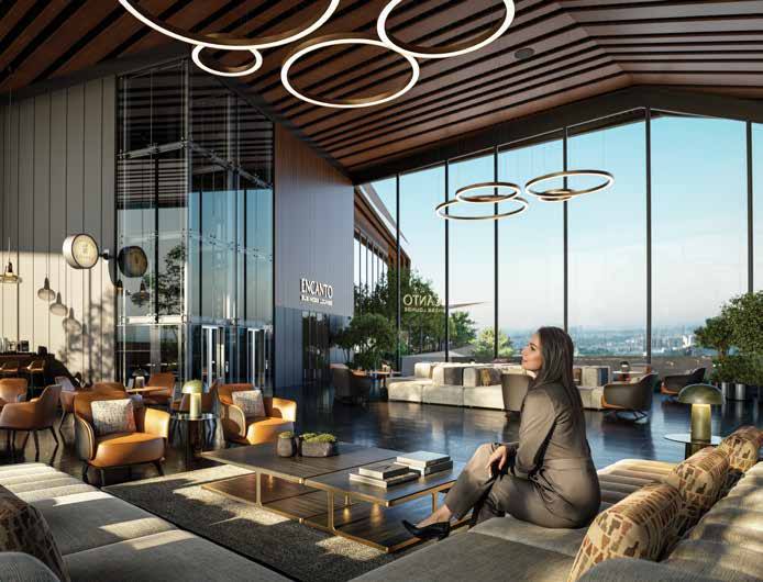 Encanto 60th floor business lounge