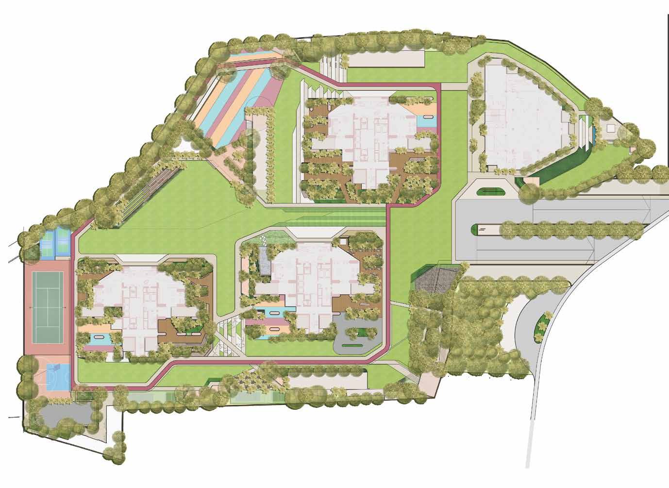 Lansum Encanto Puppalaguda masterplan