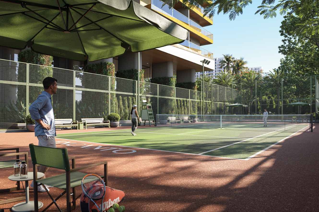 Encanto tennis court